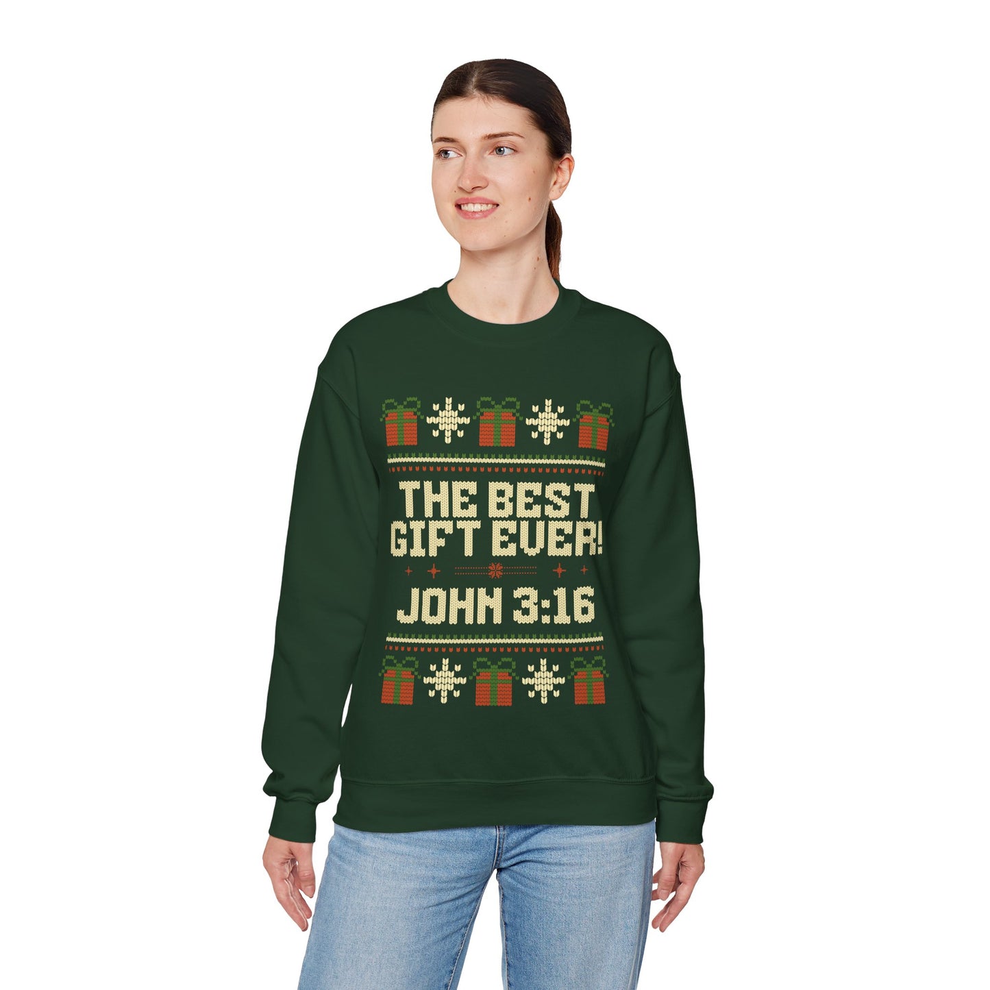 The Best Gift Ever! - Ugly Christmas Sweatshirt