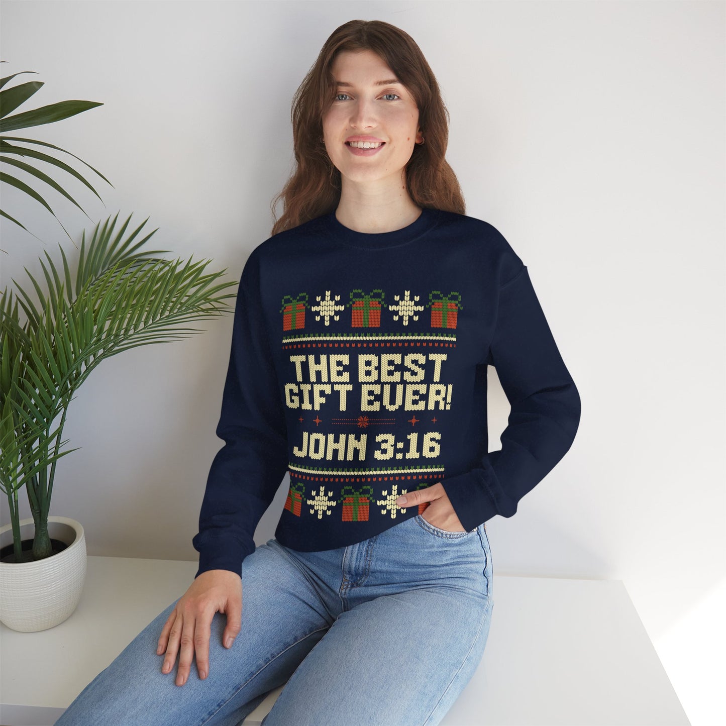 The Best Gift Ever! - Ugly Christmas Sweatshirt