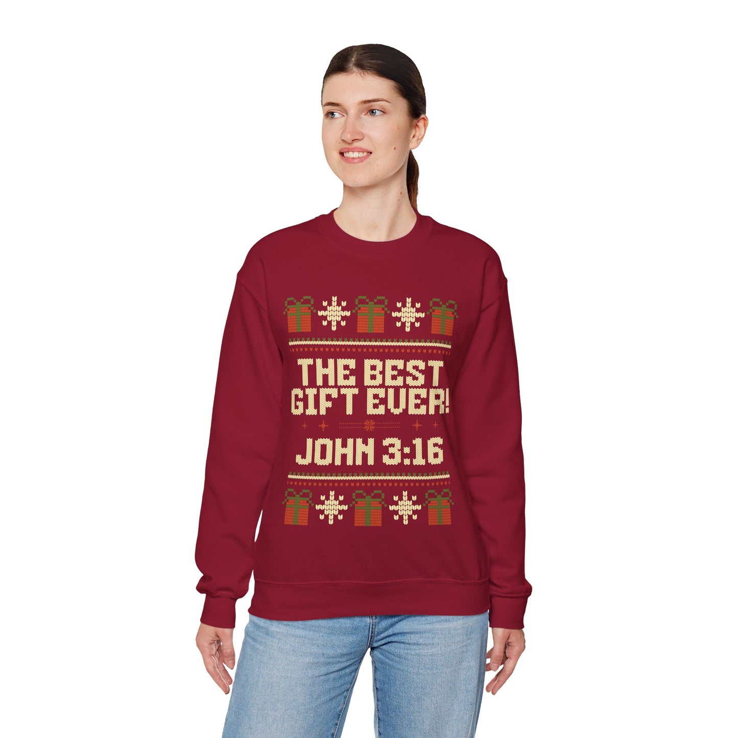 The Best Gift Ever! - Ugly Christmas Sweatshirt